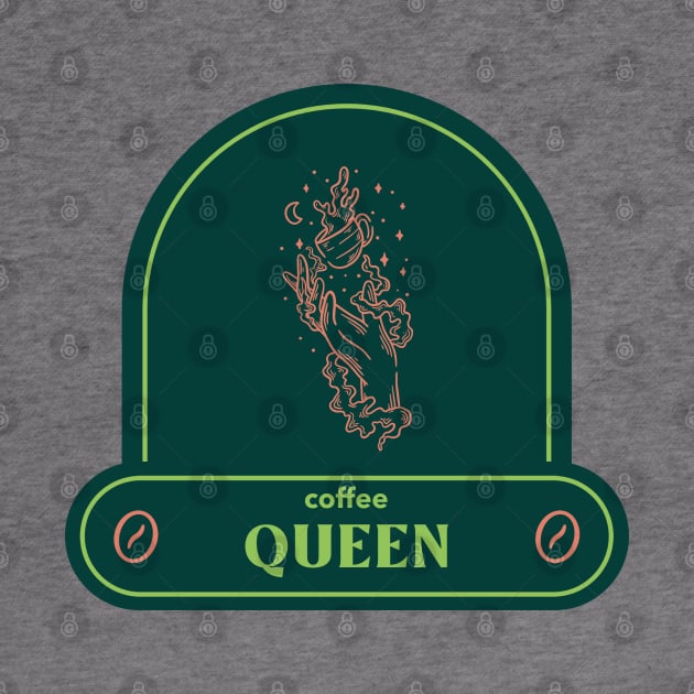 coffee queen retro vintage by tedd